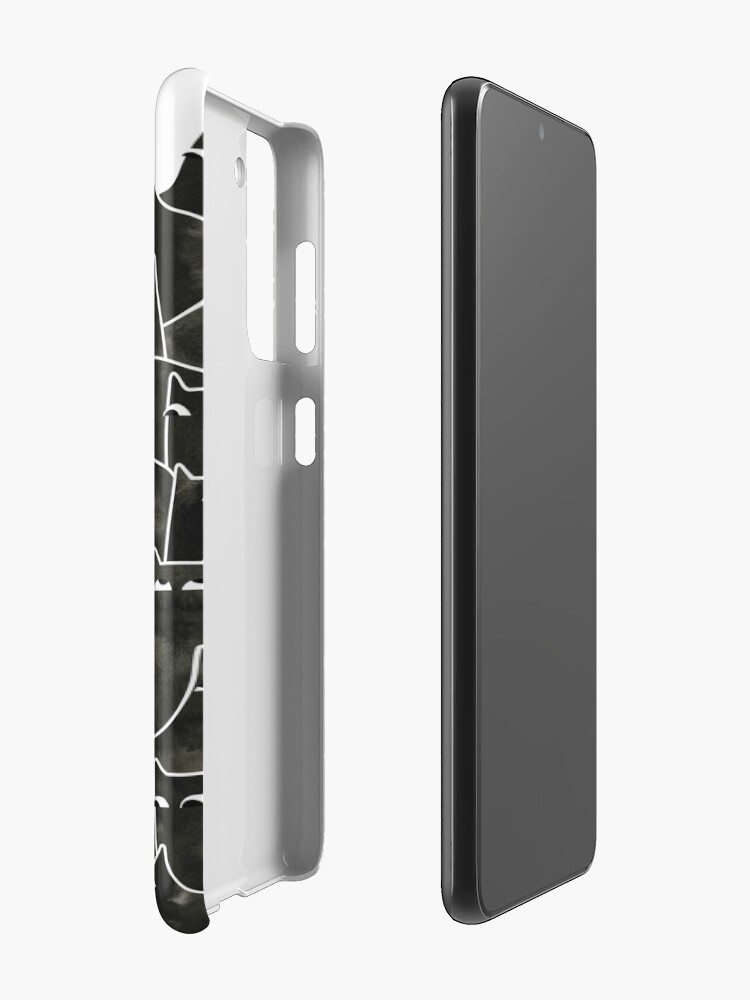 Alternate view of Suspicious Cats Samsung Galaxy Phone Case