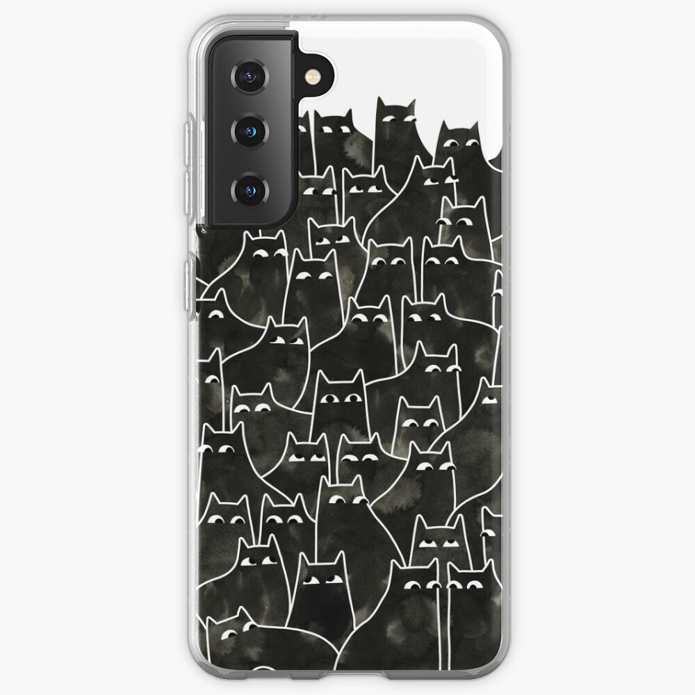 Suspicious Cats Samsung Galaxy Phone Case