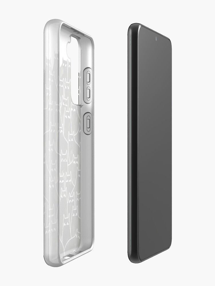 Alternate view of Suspicious Cats Samsung Galaxy Phone Case