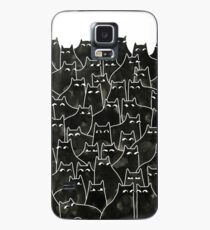 Verdächtige Katzen Hülle & Klebefolie für Samsung Galaxy