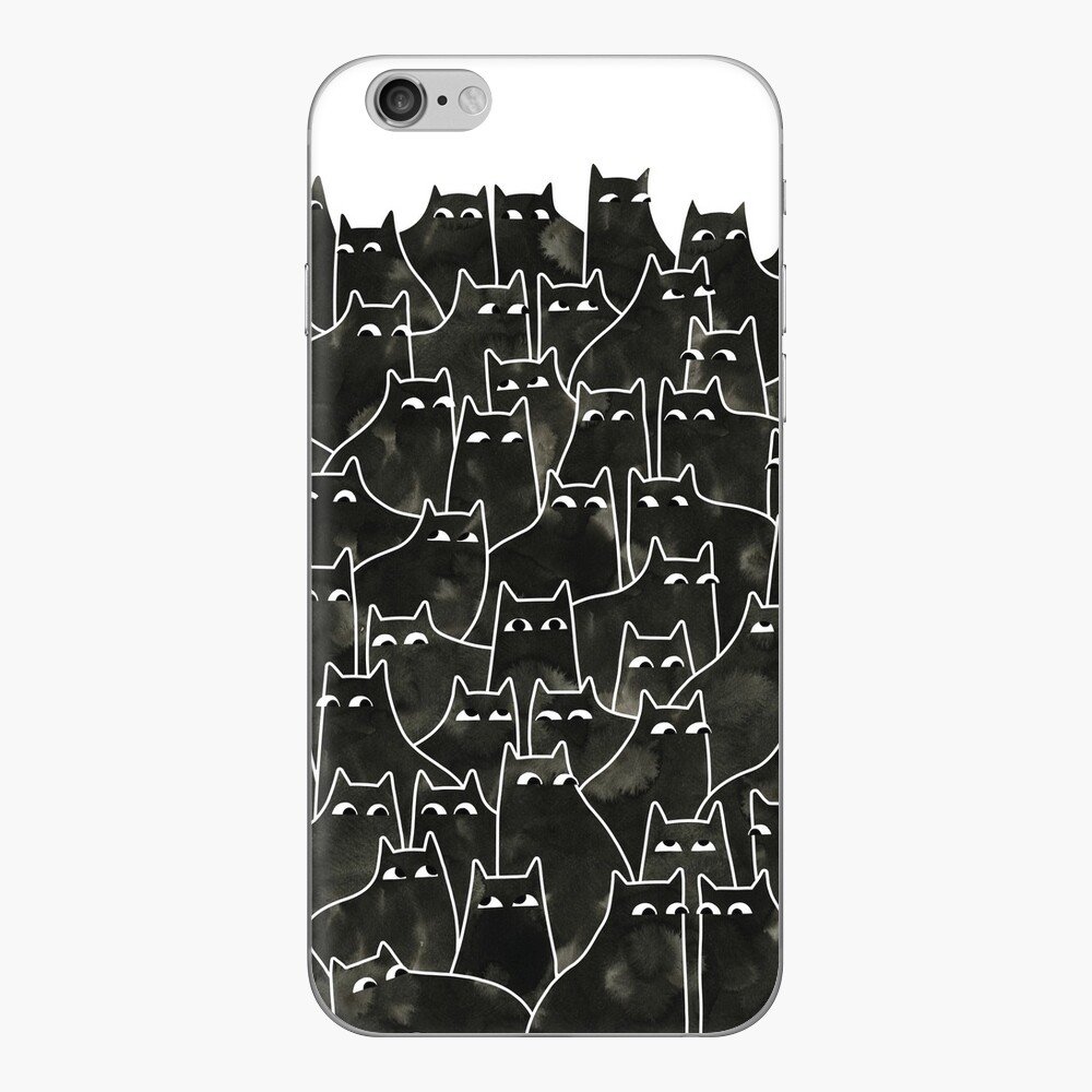 Suspicious Cats iPhone Skin