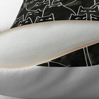 Alternate view of Suspicious Cats Throw Pillow