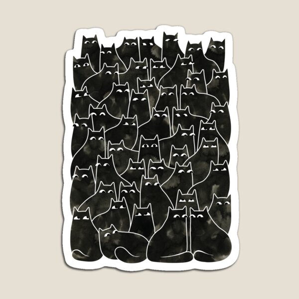 Suspicious Cats Magnet