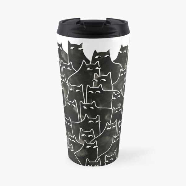 Suspicious Cats Travel Mug
