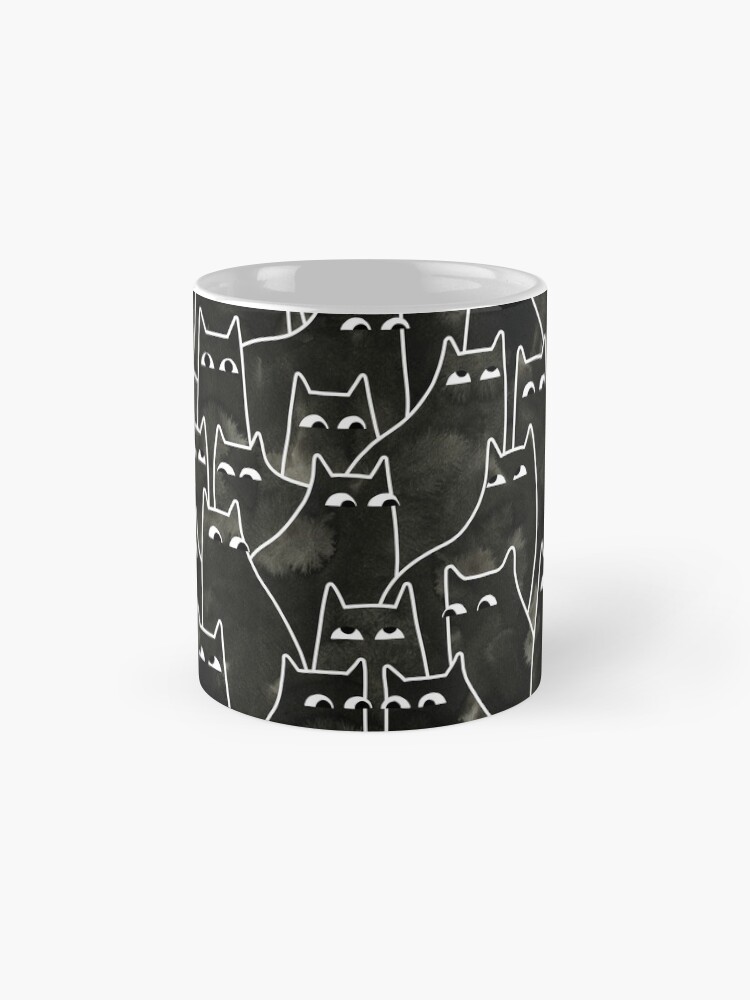 Alternate view of Suspicious Cats Coffee Mug