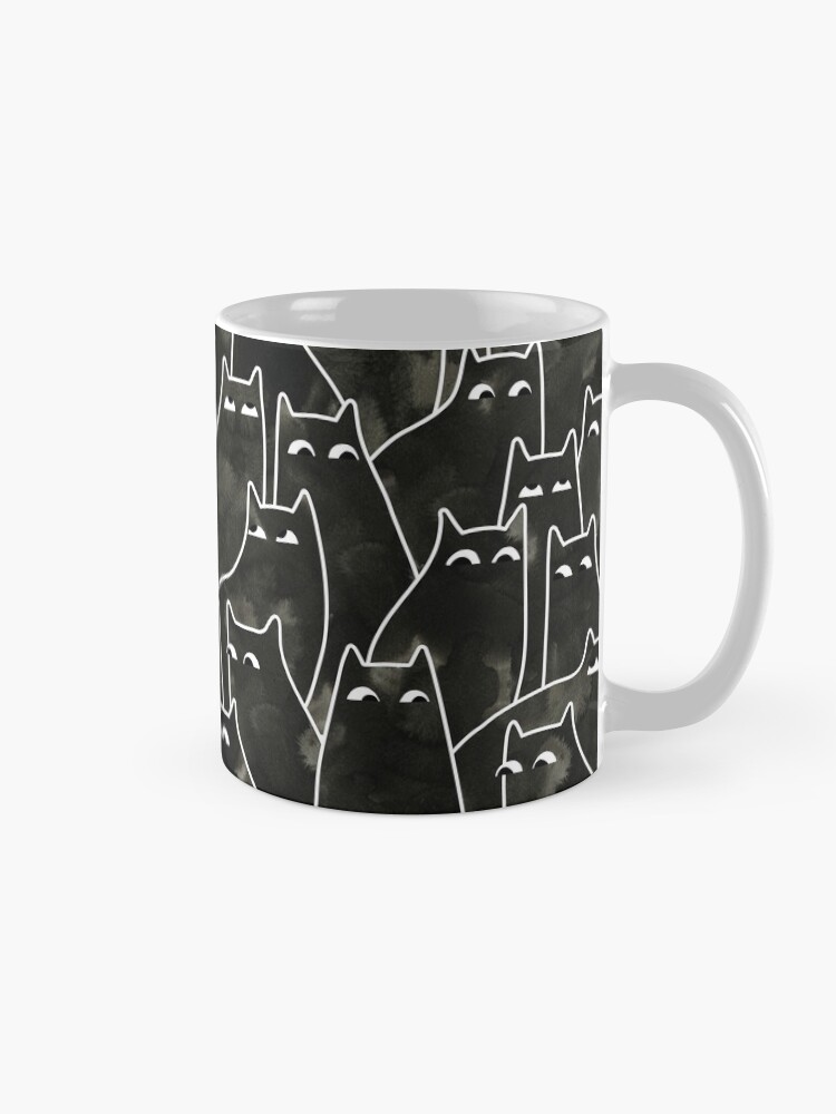 Alternate view of Suspicious Cats Coffee Mug