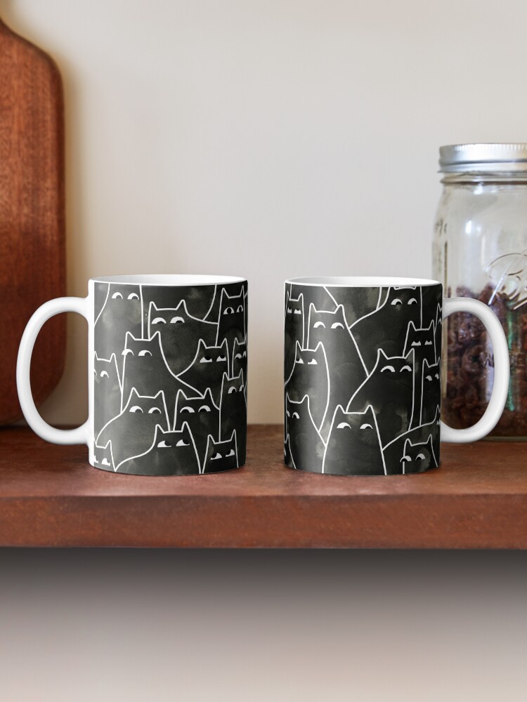 Alternate view of Suspicious Cats Coffee Mug