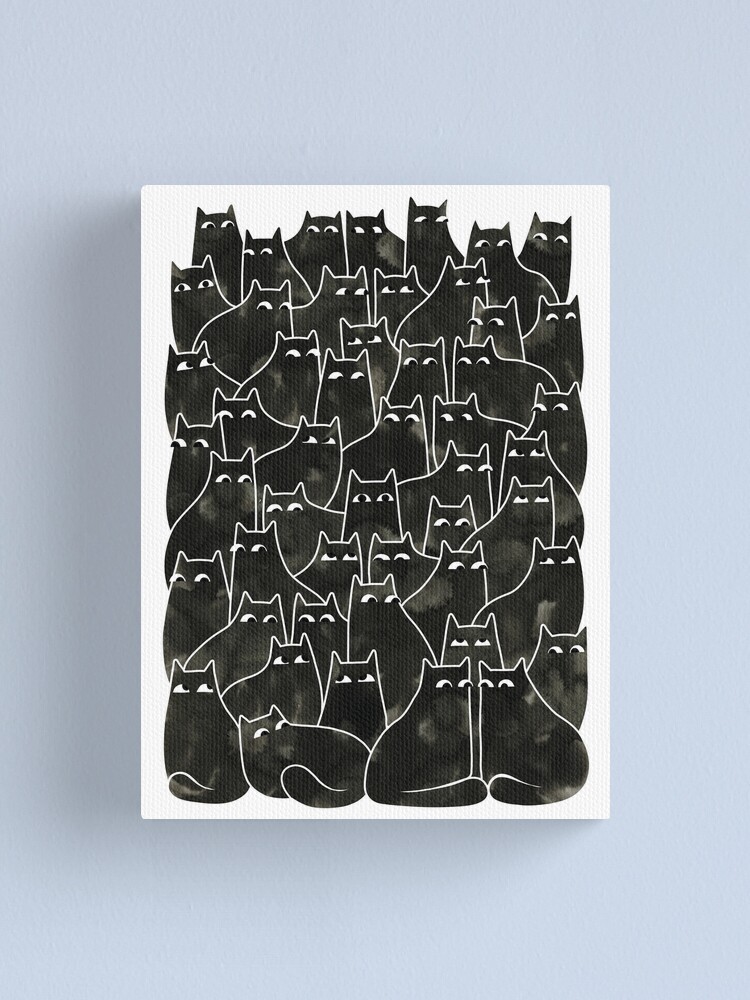 Alternate view of Suspicious Cats Canvas Print