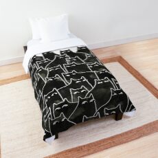 Suspicious Cats Comforter