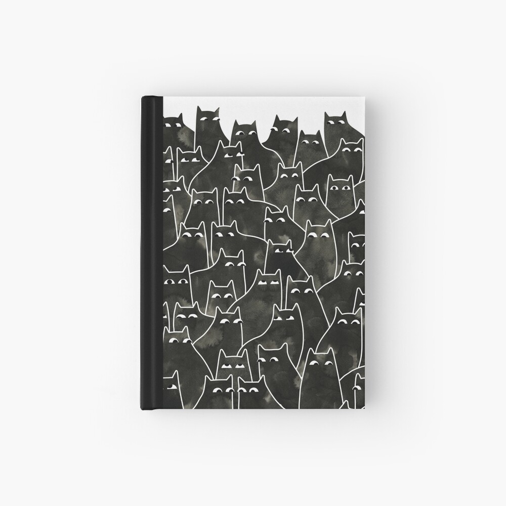 Suspicious Cats Hardcover Journal