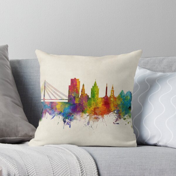 Item preview, Riga Latvia Skyline designed and sold by ArtPrints.