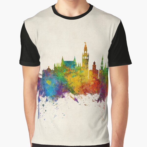 Item preview, Sevilla Spain Skyline designed and sold by ArtPrints.