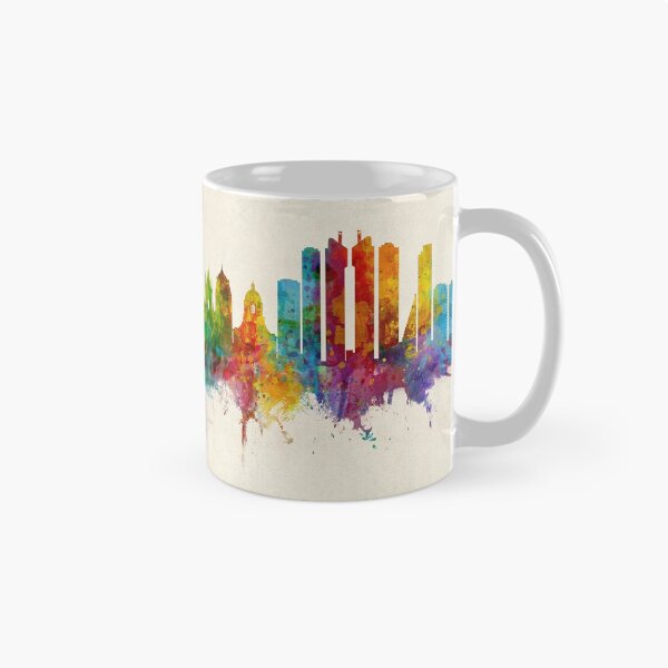 Aperçu de l'œuvre Naples Italy Skyline créée et vendue par ArtPrints.