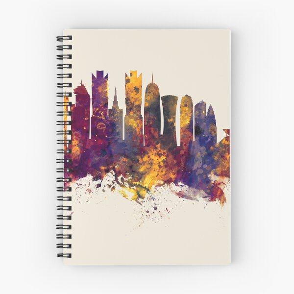 Item preview, Doha Qatar Skyline designed and sold by ArtPrints.