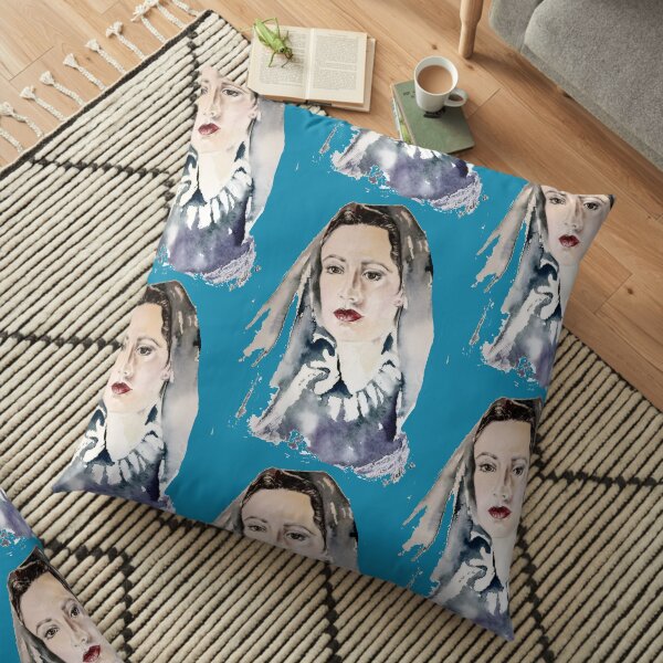 donna sarda violenza contro le donne Floor Pillow