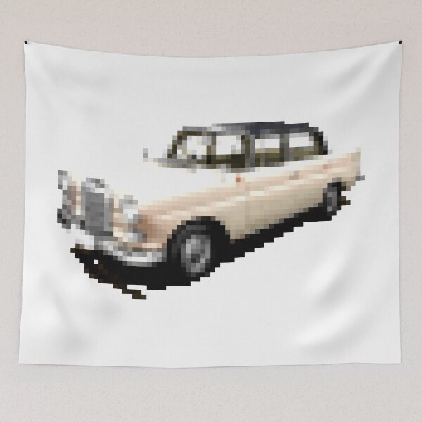 Item preview, Pixel Mercedes oldtimer designed and sold by AdiDsgn.