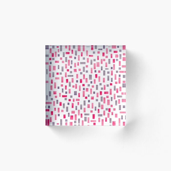 Geometric pattern Acrylic Block