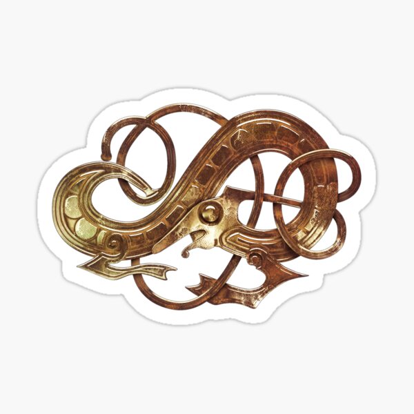 Beowulf Dragon Design Sticker