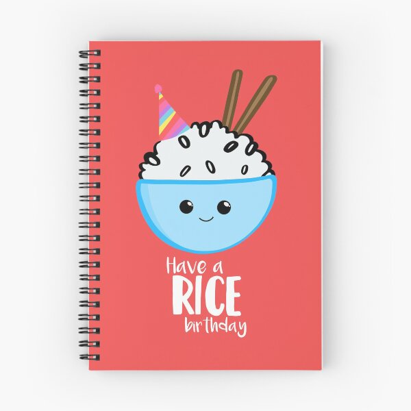 Item preview, RICE Pun - Have a rice birthday - Have a nice Birthday! designed and sold by JTBeginning-x.
