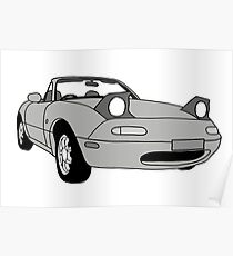 Mazda Mx5 Posters | Redbubble