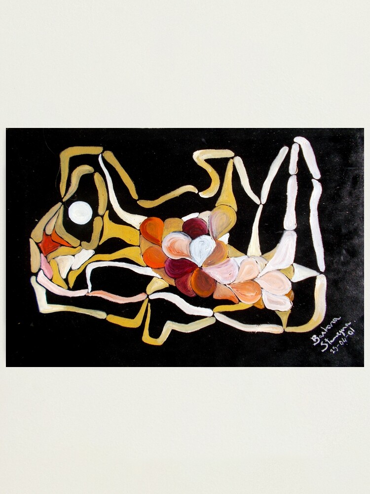 Alternate view of abstract shapes composition Photographic Print