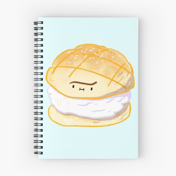 Item preview, Kawaii melonpan with vanilla ice cream designed and sold by tinatamay.