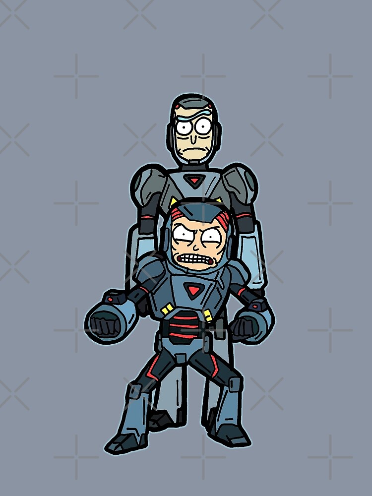 Rick and Morty™ from Look Who's Purging Now in Armored Robot Suit by sketchNkustom