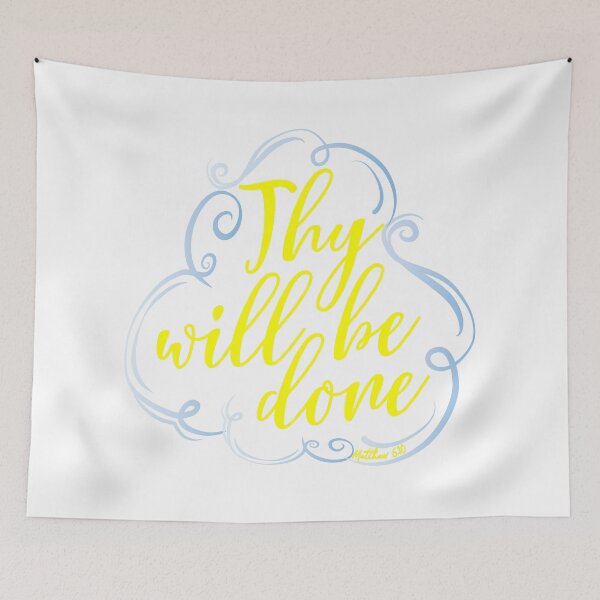 Item preview, Thy Will Be Done - Bible Verse designed and sold by Espied.