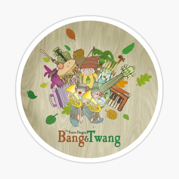 The Forest Dragon Bang & Twang Sticker