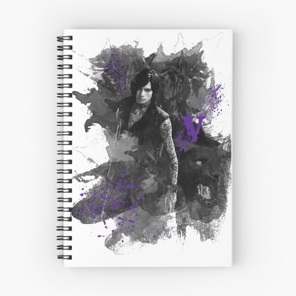 Item preview, V, Griffon y Shadow Devil May Cry 5 - Estilo de tinta 2 Púrpura designed and sold by AngeliaLucis.