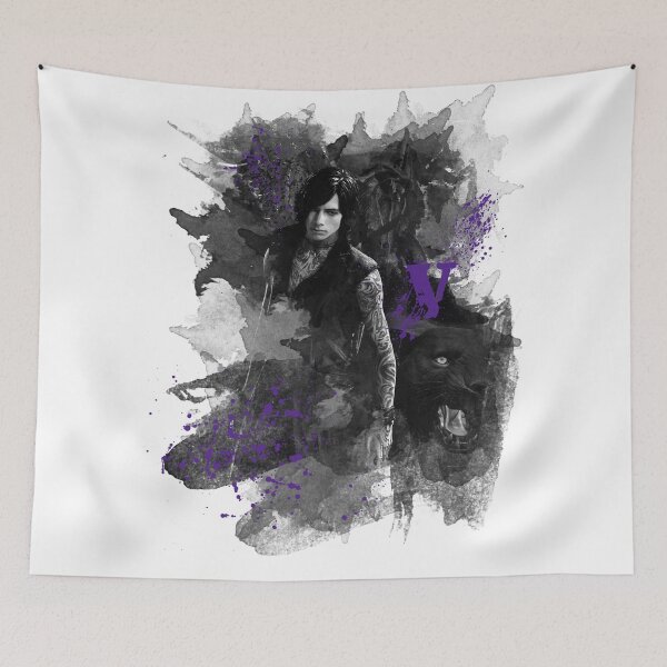 Item preview, V, Griffon and Shadow Devil May Cry 5 - Ink Style 2 Purple designed and sold by AngeliaLucis.