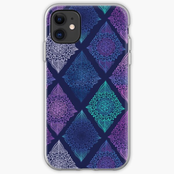 Night Glow Diamonds iPhone Soft Case