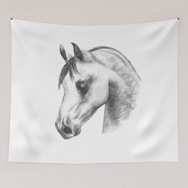 Item preview, Arab horse head designed and sold by mindgoop.