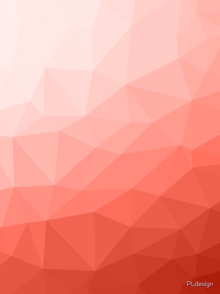 Living coral geometric mesh ombre pattern by PLdesign