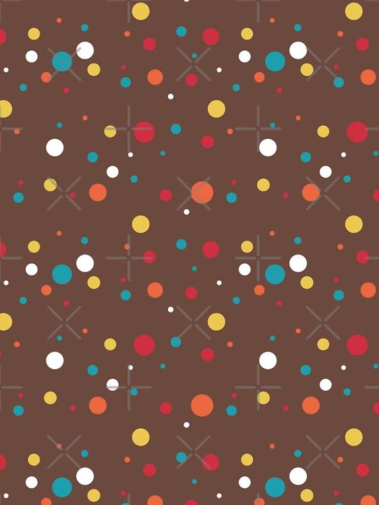 rainbow confetti on chocolate by nobelbunt