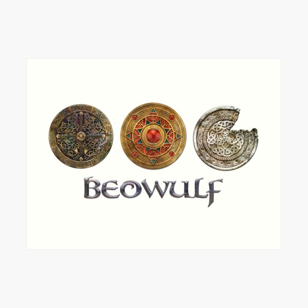 Beowulf Triple Icon Design Art Print
