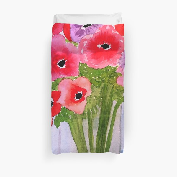 Anemone Arrangement Duvet Cover