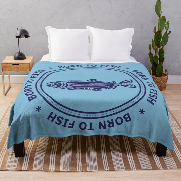 Item preview, Born To Fish (Blue) designed and sold by Ian2Danim.