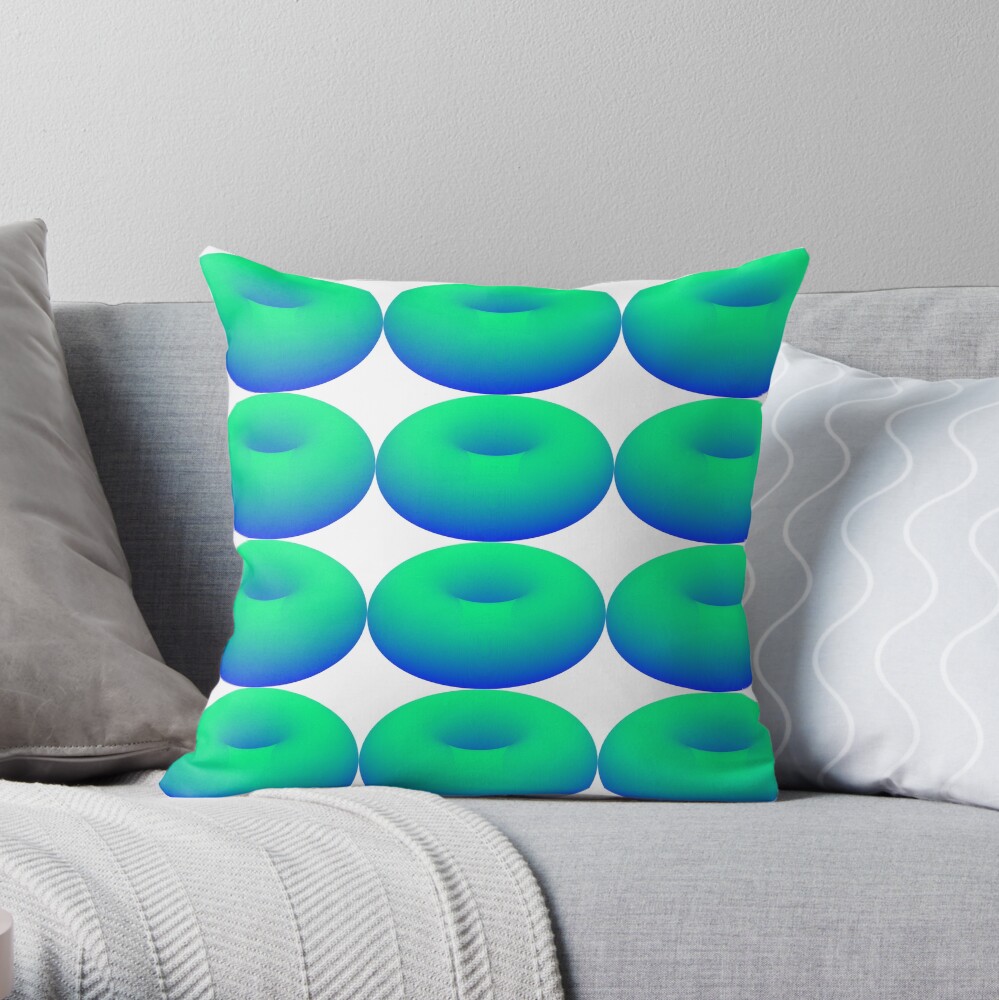 TORUS - Emerald Water Surface Dekokissen