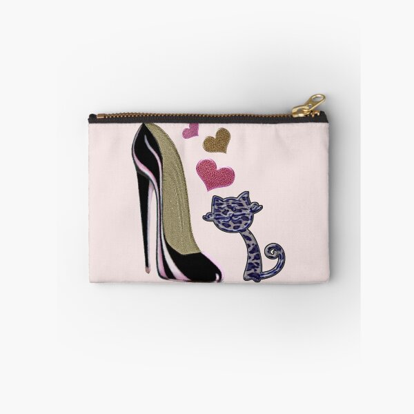Item preview, Black Stiletto and Cute Cat Art designed and sold by ckeenart.