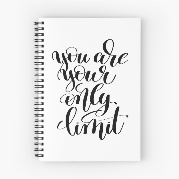 Item preview, You Are Your Only Limit Inspirational Quotes designed and sold by ProjectX23.