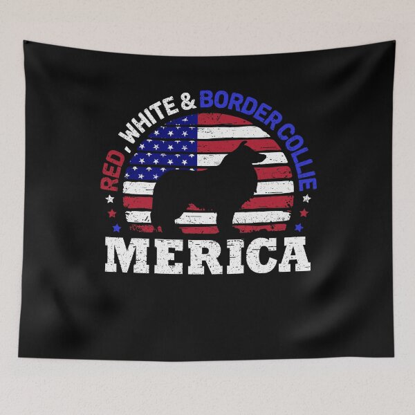 Item preview, Border Collie 4th of July American Flag  designed and sold by rafaeltto.