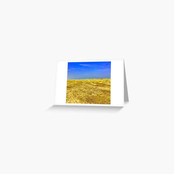 Yarmouth beach signed (Great Yarmouth voyage) Greeting Card