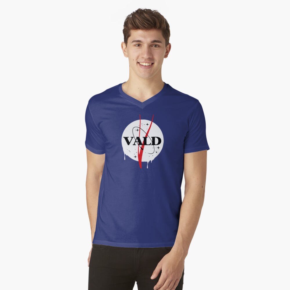 Vald logo V Neck T Shirt