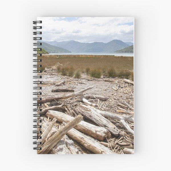 Item preview, Logging debris on the water's edge of Marlborough Sound, NZ designed and sold by cannboys.
