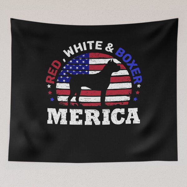 Item preview, Boxer 4th of July American Flag  designed and sold by rafaeltto.