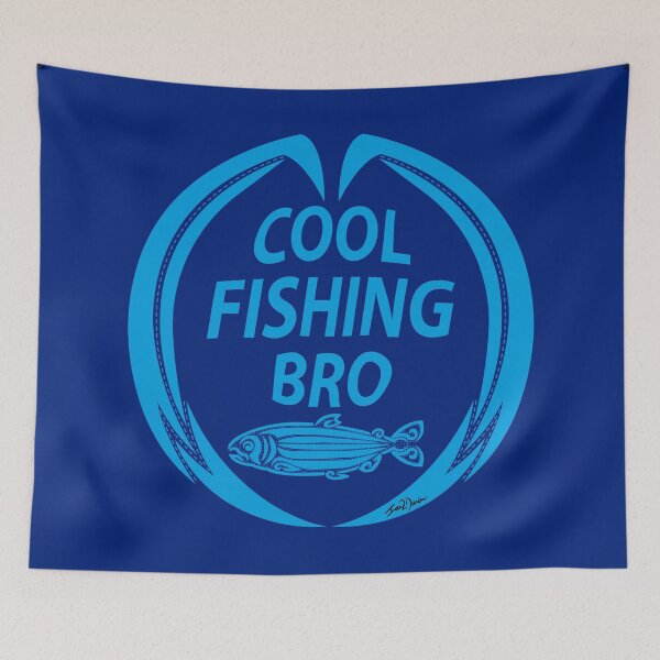 Item preview, Cool Fishing Bro (Cyan) designed and sold by Ian2Danim.