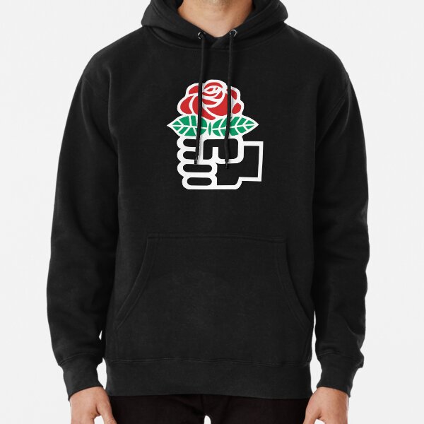 Black hoodies with outlet red roses