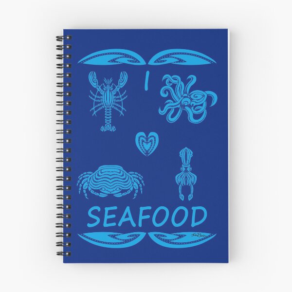 Item preview, I Love Seafood (Cyan) designed and sold by Ian2Danim.