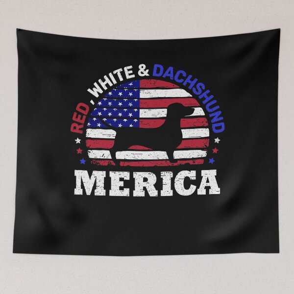 Item preview, Dachshund 4th of July American Flag  designed and sold by rafaeltto.
